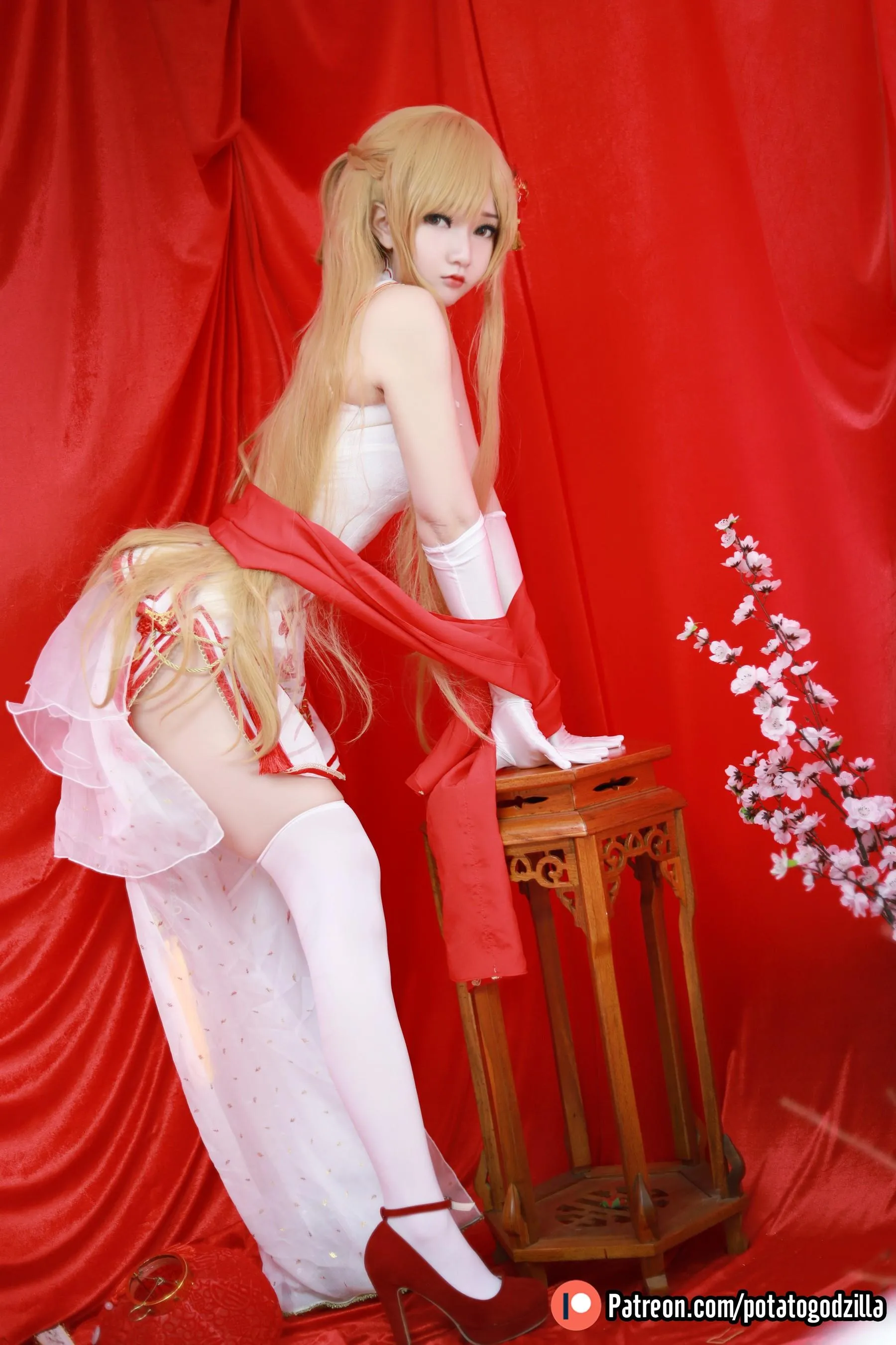 Potato Godzilla – NO.73 Asuna Yuuki Qipao [53P]插图6